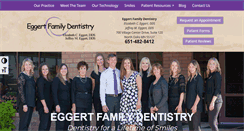 Desktop Screenshot of eggertfamilydentistry.com